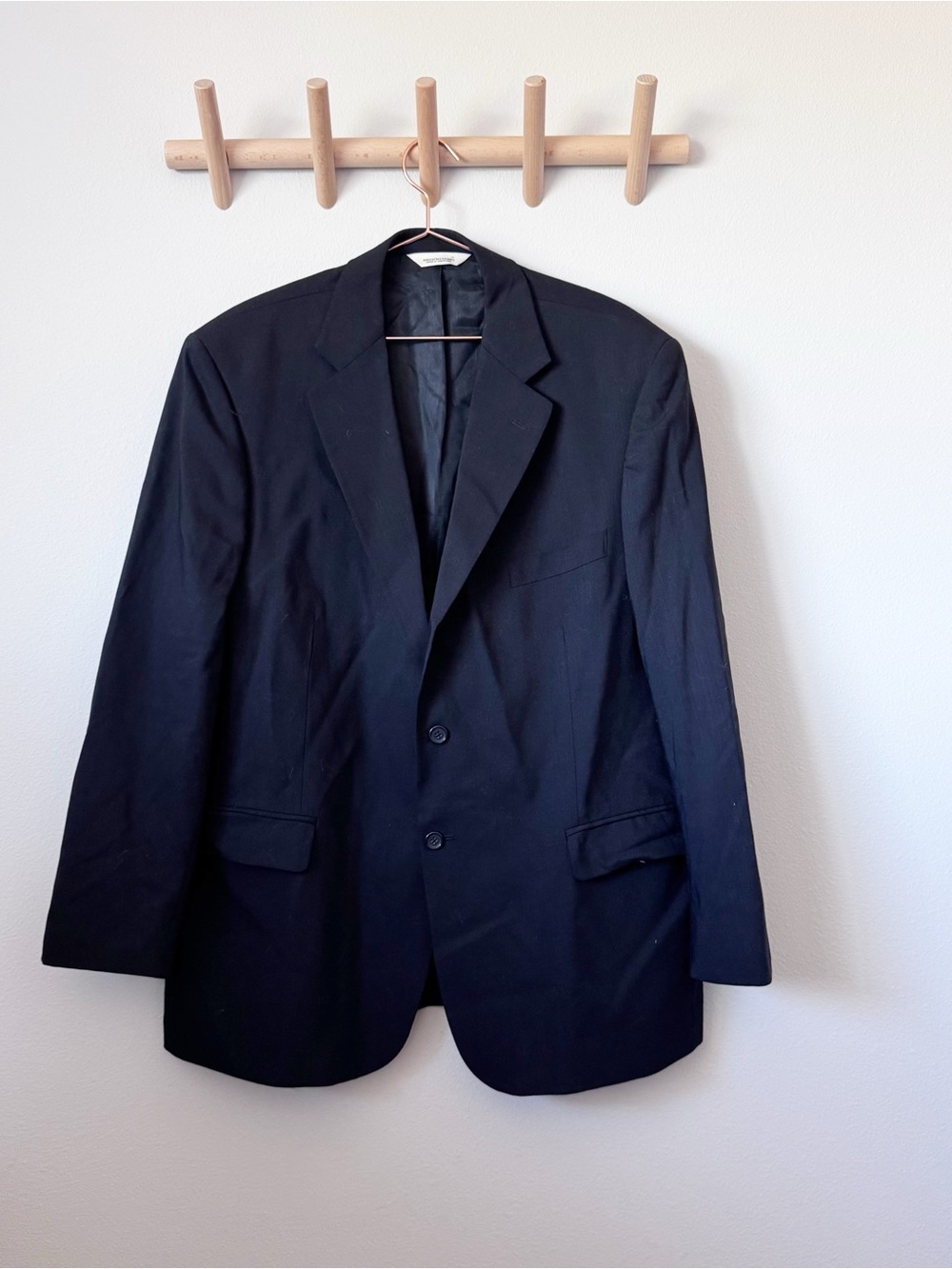 Pronto Uomo Black Two-Button Blazer